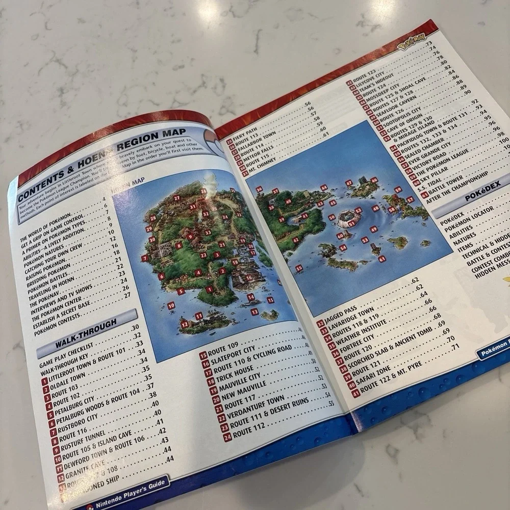 VTG GAME BOY ADVANCE Pokemon Ruby Sapphire Version Nintendo Players Guide 2003